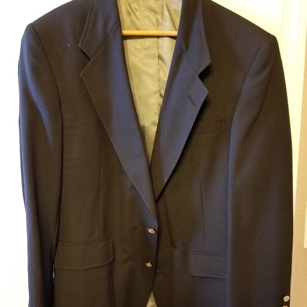 Men's wool blazer, 40R